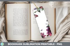 GorgeousAdd a Name Flowers Bookmark design.
