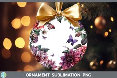 GorgeousAdd a Name Flowers Ornament design.