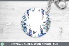 GorgeousAdd a Name Flowers Keychain design.