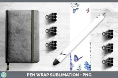 GorgeousAdd a Name Flowers Pen Wrap design.