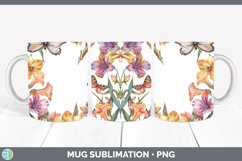 GorgeousAdd a Name Flowers Mug Wrap design.