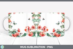 GorgeousAdd a Name Flowers Mug Wrap design.