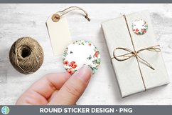 GorgeousAdd a Name Flowers Stickers design.
