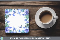 GorgeousAdd a Name Flowers Square Coaster design.