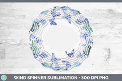 GorgeousAdd a Name Flowers Wind Spinner design.