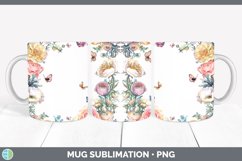 GorgeousAdd a Name Flowers Mug Wrap design.