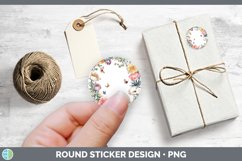GorgeousAdd a Name Flowers Stickers design.