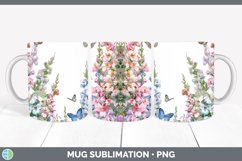 GorgeousAdd a Name Flowers Mug Wrap design.