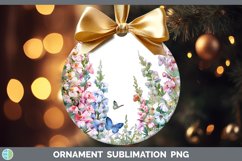 GorgeousAdd a Name Flowers Ornament design.