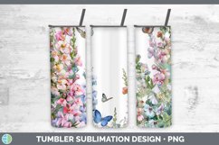 GorgeousAdd a Name Flowers Tumbler design.