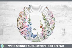 GorgeousAdd a Name Flowers Wind Spinner design.