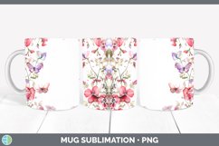 GorgeousAdd a Name Flowers Mug Wrap design.