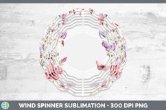 GorgeousAdd a Name Flowers Wind Spinner design.