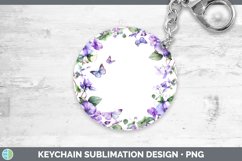 GorgeousAdd a Name Flowers Keychain design.