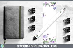 GorgeousAdd a Name Flowers Pen Wrap design.