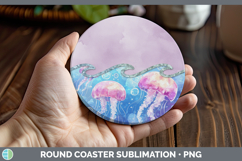 GorgeousAdd A Name Round Coaster design.