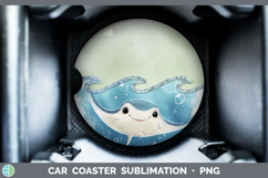 GorgeousAdd A Name Car Coaster design.
