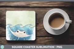 GorgeousAdd A Name Square Coaster design.