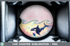 GorgeousAdd A Name Car Coaster design.