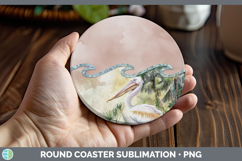 GorgeousAdd A Name Round Coaster design.
