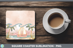 GorgeousAdd A Name Square Coaster design.