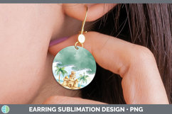 GorgeousAdd A Name Round Earrings design.