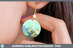 GorgeousAdd A Name Round Earrings design.
