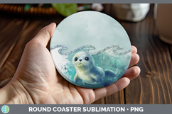 GorgeousAdd A Name Round Coaster design.
