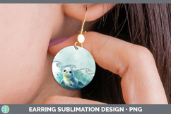 GorgeousAdd A Name Round Earrings design.