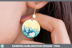 GorgeousAdd A Name Round Earrings design.