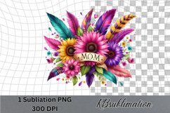 Mom Watercolor Clipart PNG Design Product Image 1