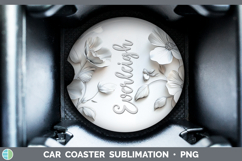 GorgeousAdd Name 3D Car Coaster design.