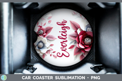 GorgeousAdd Name 3D Car Coaster design.