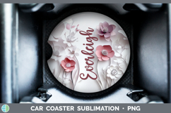 GorgeousAdd Name 3D Car Coaster design.