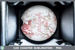 GorgeousAdd Name 3D Car Coaster design.