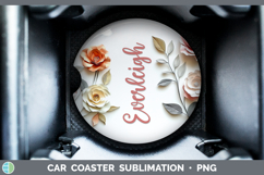 GorgeousAdd Name 3D Car Coaster design.