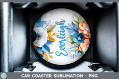 GorgeousAdd Name 3D Car Coaster design.