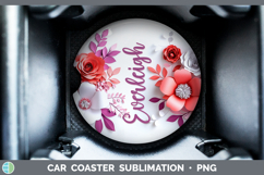 GorgeousAdd Name 3D Car Coaster design.