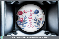 GorgeousAdd Name 3D Car Coaster design.