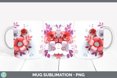 GorgeousAdd Name 3D Mug Wrap design.