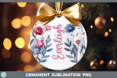 GorgeousAdd Name 3D Ornament design.