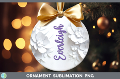 GorgeousAdd Name 3D Ornament design.
