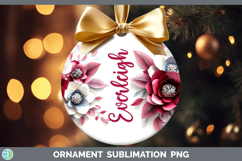 GorgeousAdd Name 3D Ornament design.
