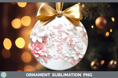 GorgeousAdd Name 3D Ornament design.