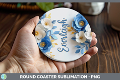 GorgeousAdd Name 3D Round Coaster design.