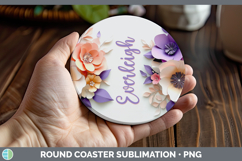 GorgeousAdd Name 3D Round Coaster design.