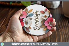 GorgeousAdd Name 3D Round Coaster design.