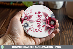 GorgeousAdd Name 3D Round Coaster design.
