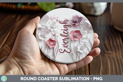 GorgeousAdd Name 3D Round Coaster design.