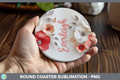 GorgeousAdd Name 3D Round Coaster design.